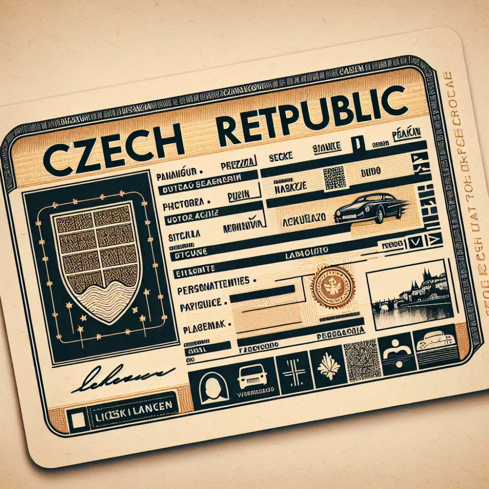 czech driving license